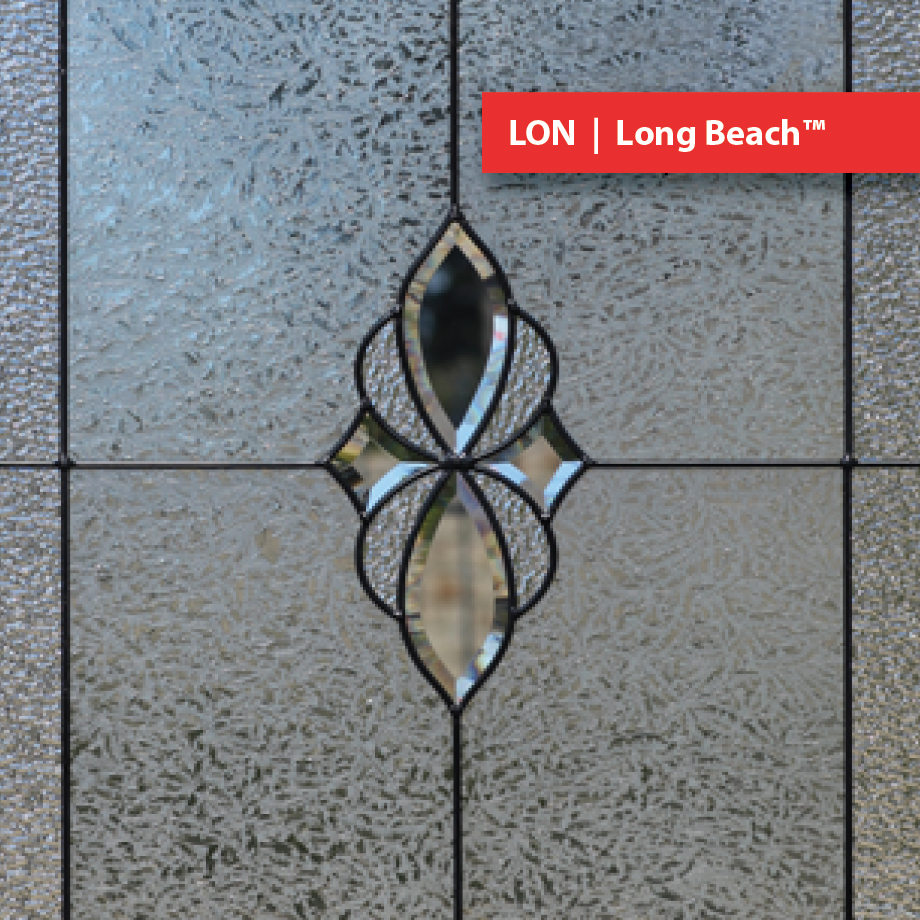 Apollo Building Products Door Glass Insert Long Beach Doorlite Design LON